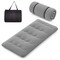 Costway Twin/Full/Queen/King Futon Mattress Japanese Floor Pad Washable Cover Carry Bag Grey
